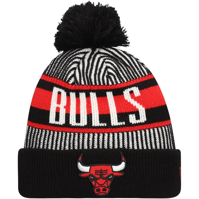 chicago bulls beanie black