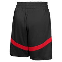 Short d'entraînement en maille Nike noir Chicago Bulls pour jeunes