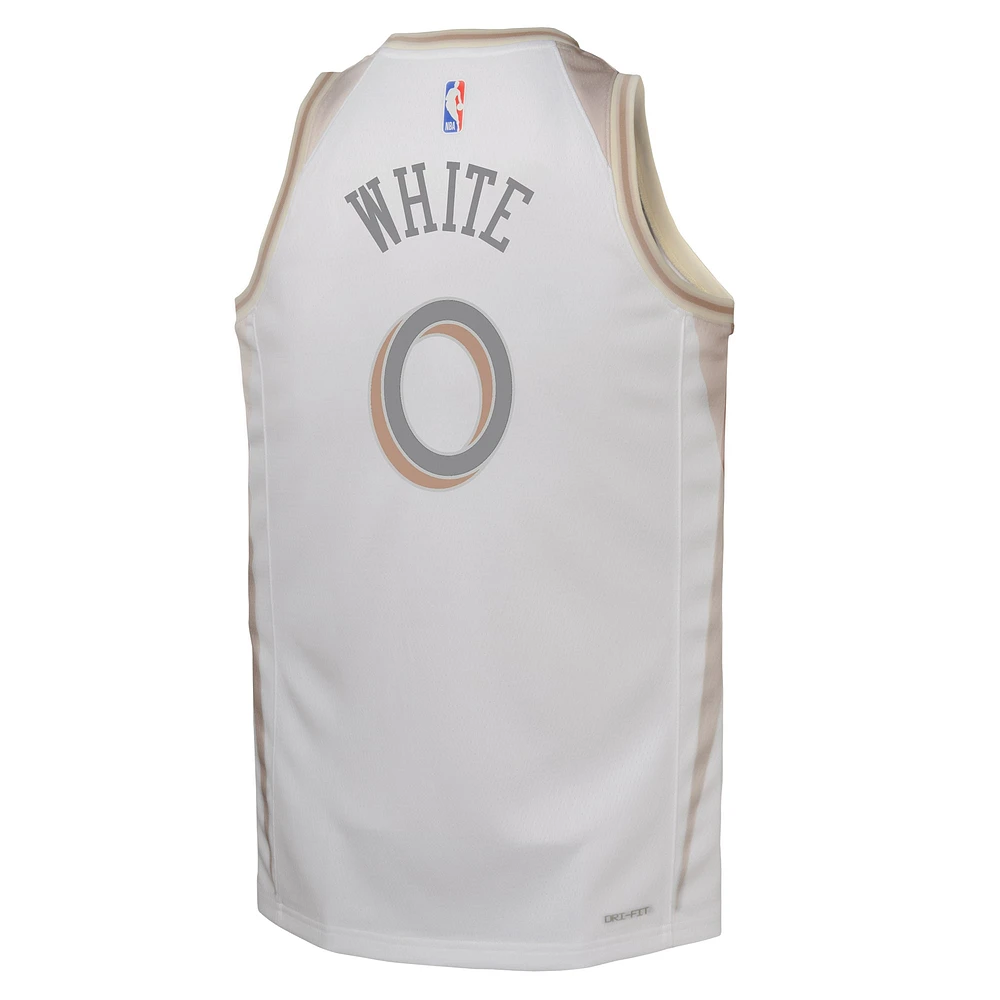 Youth Nike Coby White Chicago Bulls 2024/25 Swingman Player Jersey - City Edition