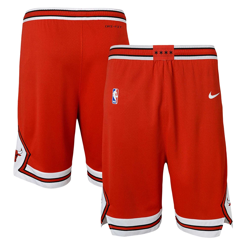 Youth Nike Red Chicago Bulls Swingman Icon Edition Shorts