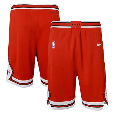 Short Nike rouge Chicago Bulls Swingman Icon Edition pour jeune