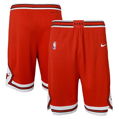 Short Nike Red Chicago Bulls Swingman Performance pour jeune – Édition Icon