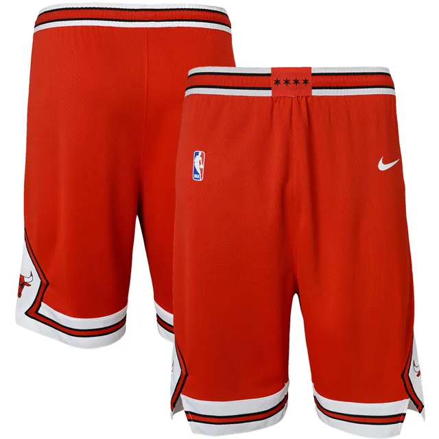 Youth Chicago Bulls Nike White Association Swingman Performance Shorts