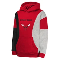 Youth  Red Chicago Bulls Ace the Hole Pullover Hoodie