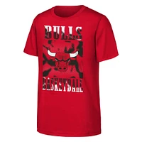 Youth  Red Chicago Bulls Garage Hero T-Shirt