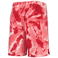 Youth Red Chicago Bulls Santa Monica Tie-Dye Shorts