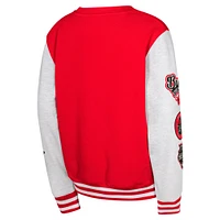 Youth Red Chicago Bulls Star Treatment Pullover Sweatshirt