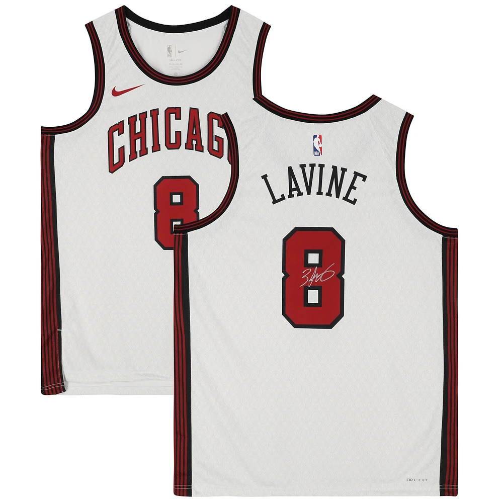Zach LaVine Chicago Bulls Autographed Nike / City Edition Swingman Jersey