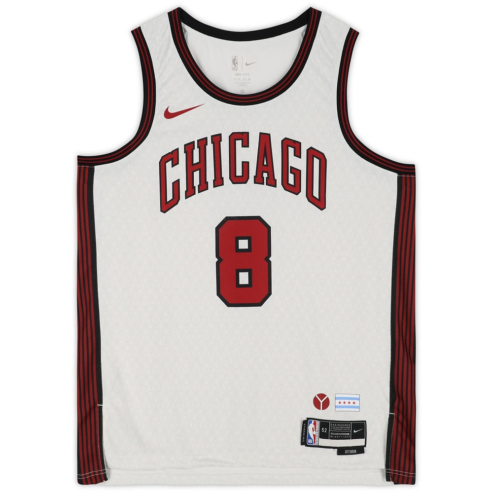 Zach LaVine Chicago Bulls Autographed Nike / City Edition Swingman Jersey