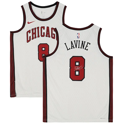 Zach LaVine Chicago Bulls Autographed Nike / City Edition Swingman Jersey