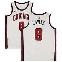Zach LaVine Chicago Bulls Autographed Nike / City Edition Swingman Jersey