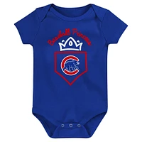 Fanatics Chicago Cubs 3-Pack Home Run Bodysuit Set