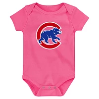 Fanatics Chicago Cubs 3-Pack Home Run Bodysuit Set