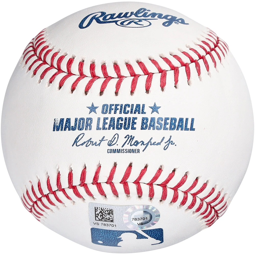 Autographe d'André Dawson sur la balle de baseball de la MLB