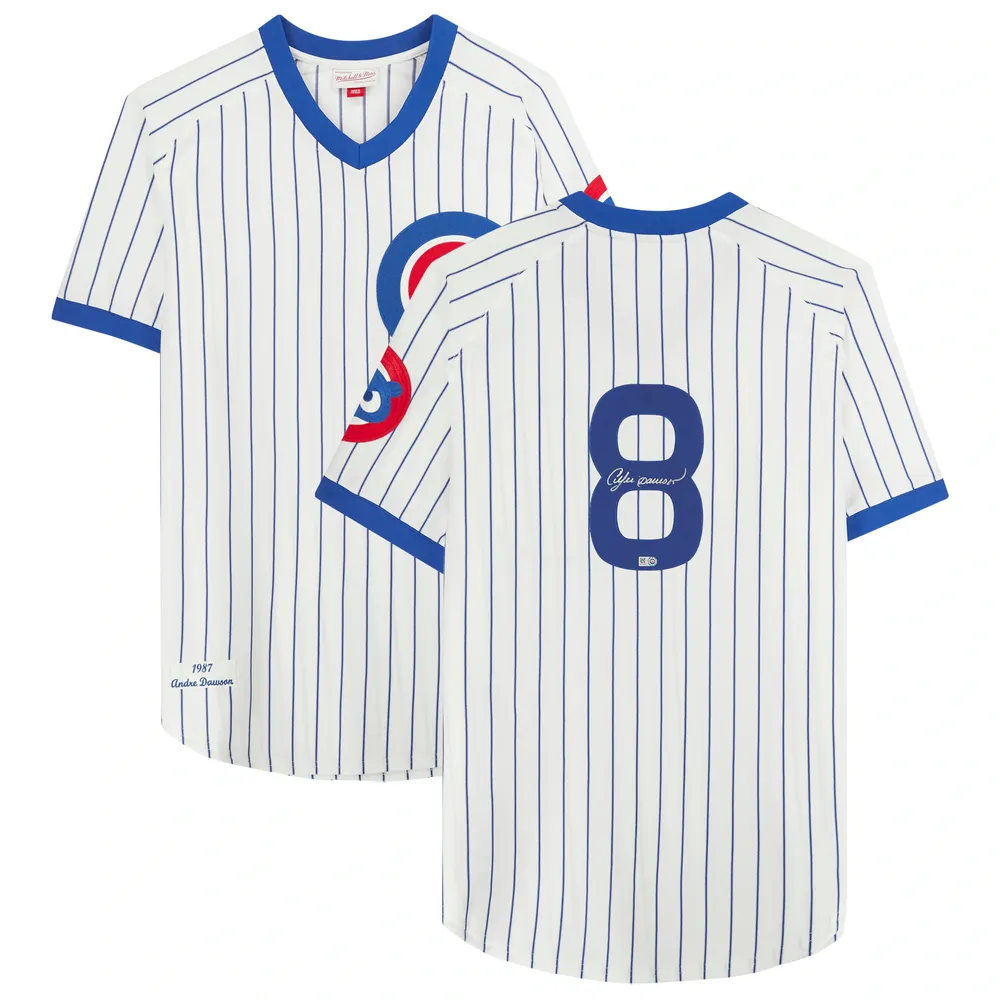 MLB Chicago Cubs (Andre Dawson) Men's Cooperstown Baseball Jersey