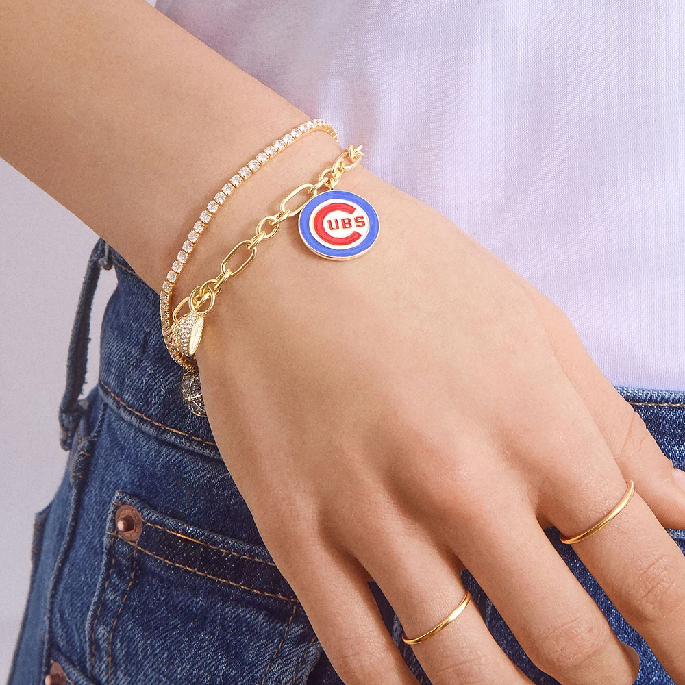 BaubleBar Chicago Cubs Charm Bracelet
