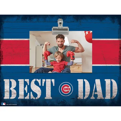 Chicago Cubs 10'' x 10'' Best Dad Clip Frame