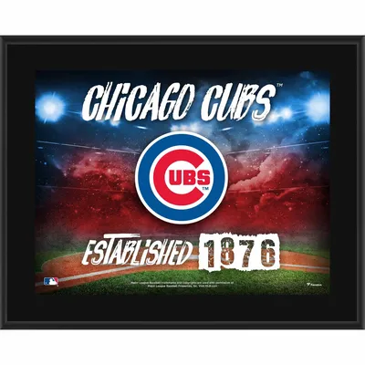 Chicago Cubs Fanatics Authentic 10.5" x 13" Sublimated Horizontal Team Logo Plaque