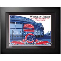 Chicago Cubs - 12'' x 16'' Wins Collection Framed Photo