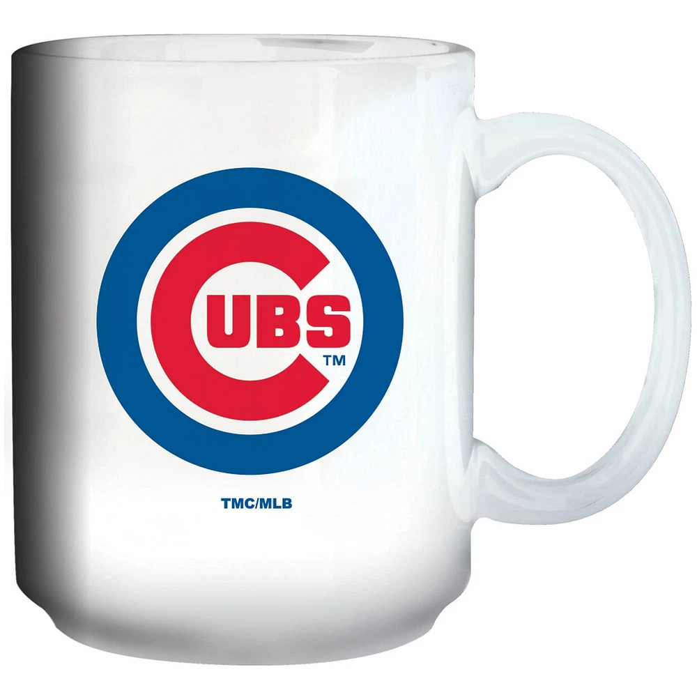 Cubs de Chicago 15 oz. Tasse à logo primaire