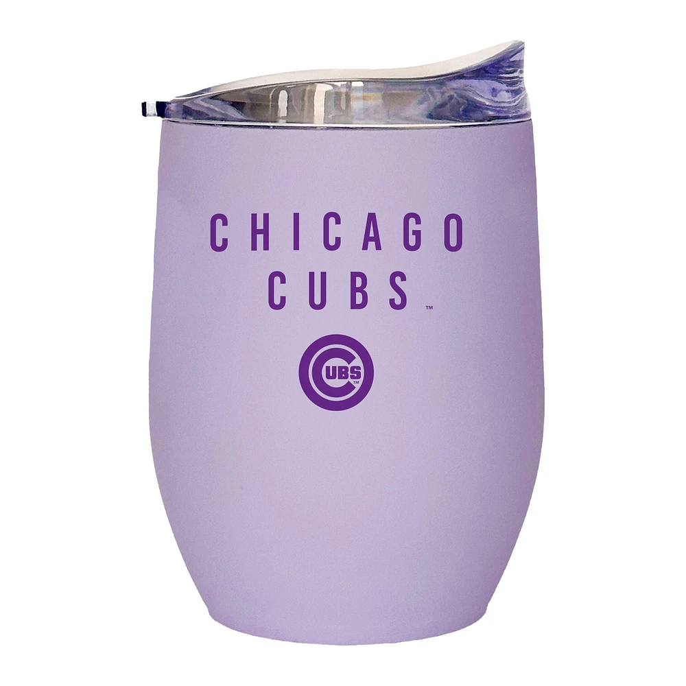 Cubs de Chicago 16oz. Gobelet incurvé doux au toucher lavande