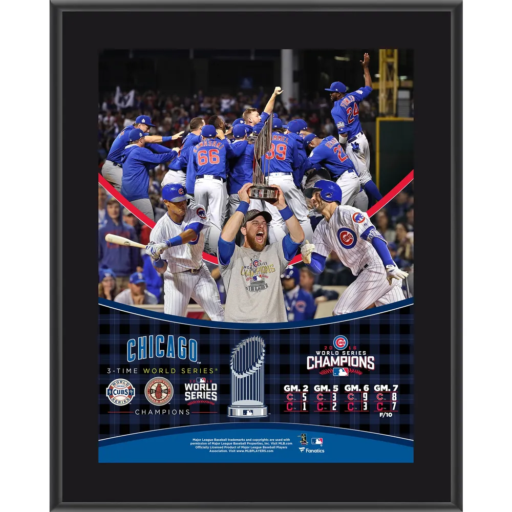Lids Chicago Cubs Fanatics Authentic 2016 MLB World Series Champions 10.5  x 13 Sublimated Plaque