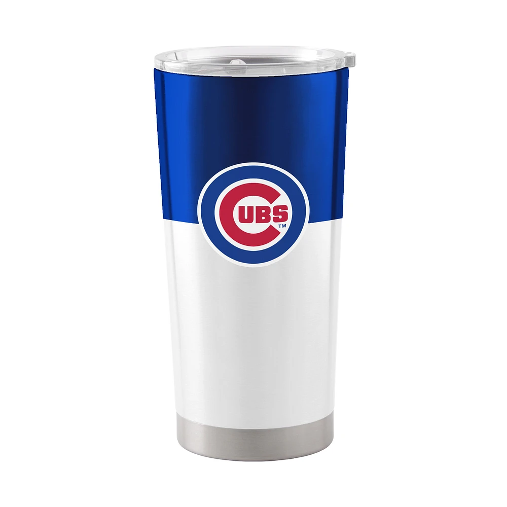 Cubs de Chicago 20 oz. Gobelet en acier inoxydable à blocs de couleurs