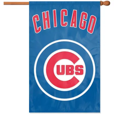 Chicago Cubs 44" x 28" Applique Flag