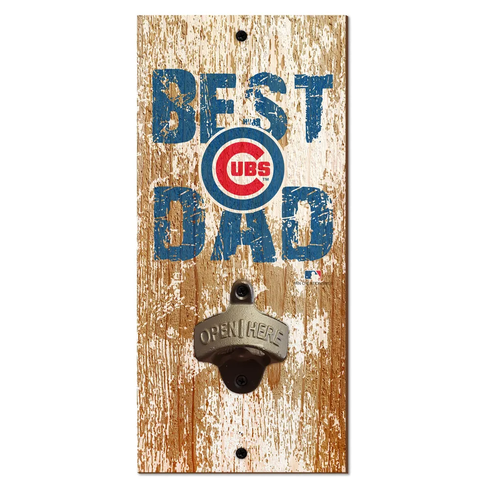 Chicago Cubs Fanatics Branded Number One Dad Team T-Shirt - Royal