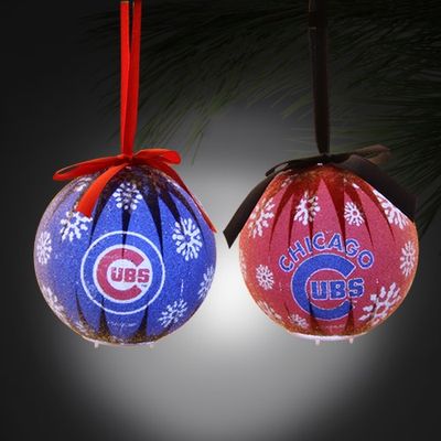 Chicago Cubs 6-Piece LED Boxed Ornament Set - Royal Blue/Red