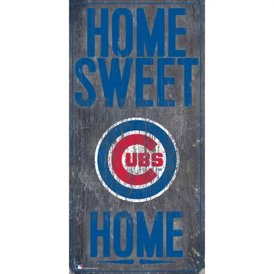 Chicago Cubs 6'' x 12'' Home Sweet Home Sign