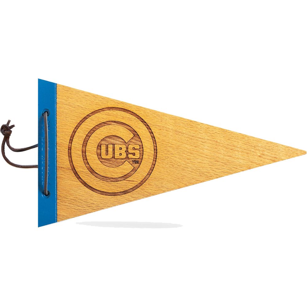 Chicago Cubs 7" x 12" Wood Pennant