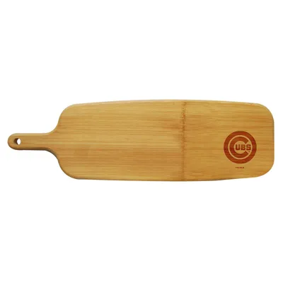 Chicago Cubs Bamboo Paddle Cutting and Serving Board