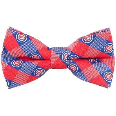 Chicago Cubs Check Bow Tie