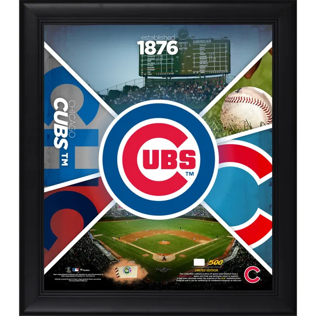 Seiya Suzuki Chicago Cubs Framed 15 x 17 Impact Player Collage with A Piece of Game-Used Baseball - Limited Edition 500