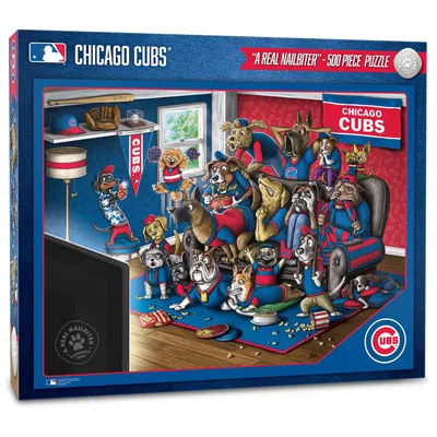 Chicago Cubs Purebred Fans 18'' x 24'' A Real Nailbiter 500-Piece Puzzle