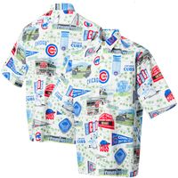 Chicago Cubs Reyn Spooner Scenic Button-Up Shirt - White