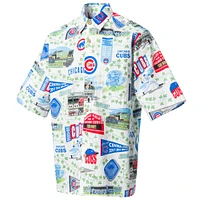 Chemise Boutonnée Reyn Spooner Scenic Cubs de Chicago - Blanc