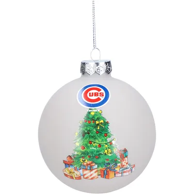 Chicago Bears Tree Frosted Ball Ornament