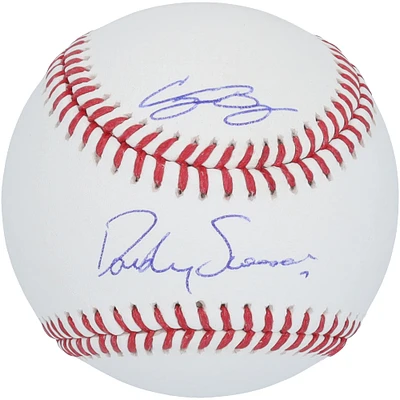 Ballon de baseball autographié par Cody Bellinger et Dansby Swanson des Chicago Cubs