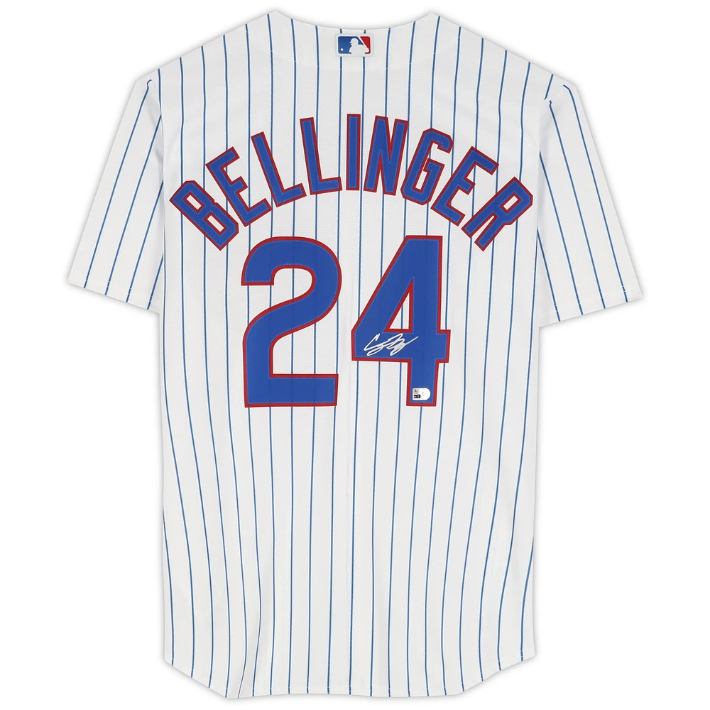 Cody Bellinger Chicago Cubs Autographed White Nike Replica Jersey 