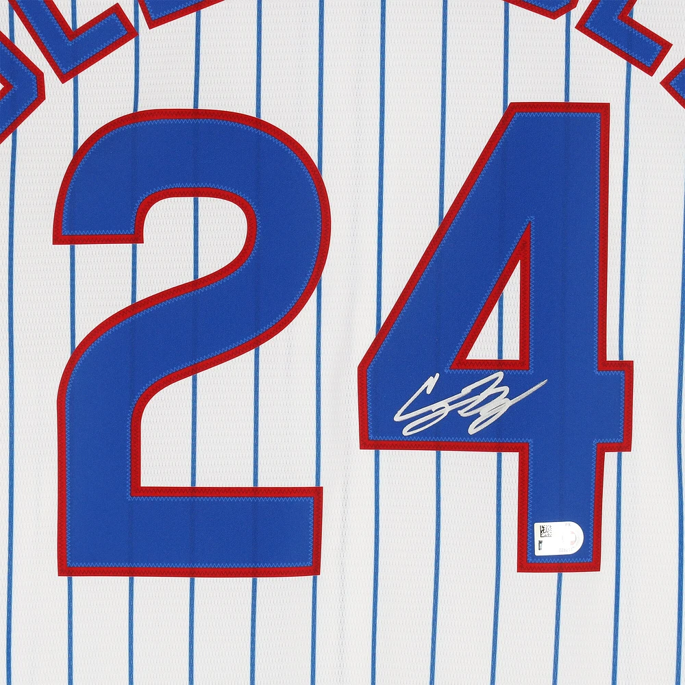Cody Bellinger Chicago Cubs Autographed White Nike Replica Jersey 