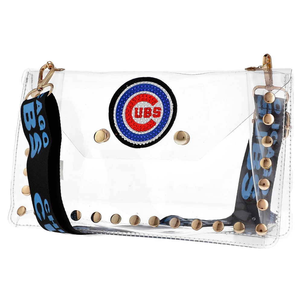 Sac à bandoulière enveloppe cristallin des Cubs de Chicago Cuce