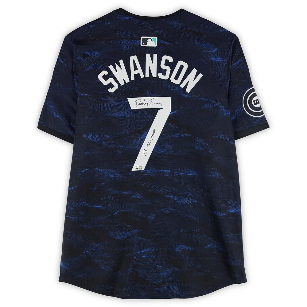 Dansby Swanson Chicago Cubs Autographed 2023 All-Star Game Jersey 