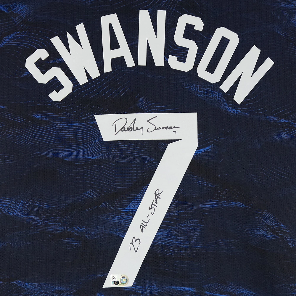 Dansby Swanson Chicago Cubs Autographed 2023 All-Star Game Jersey 