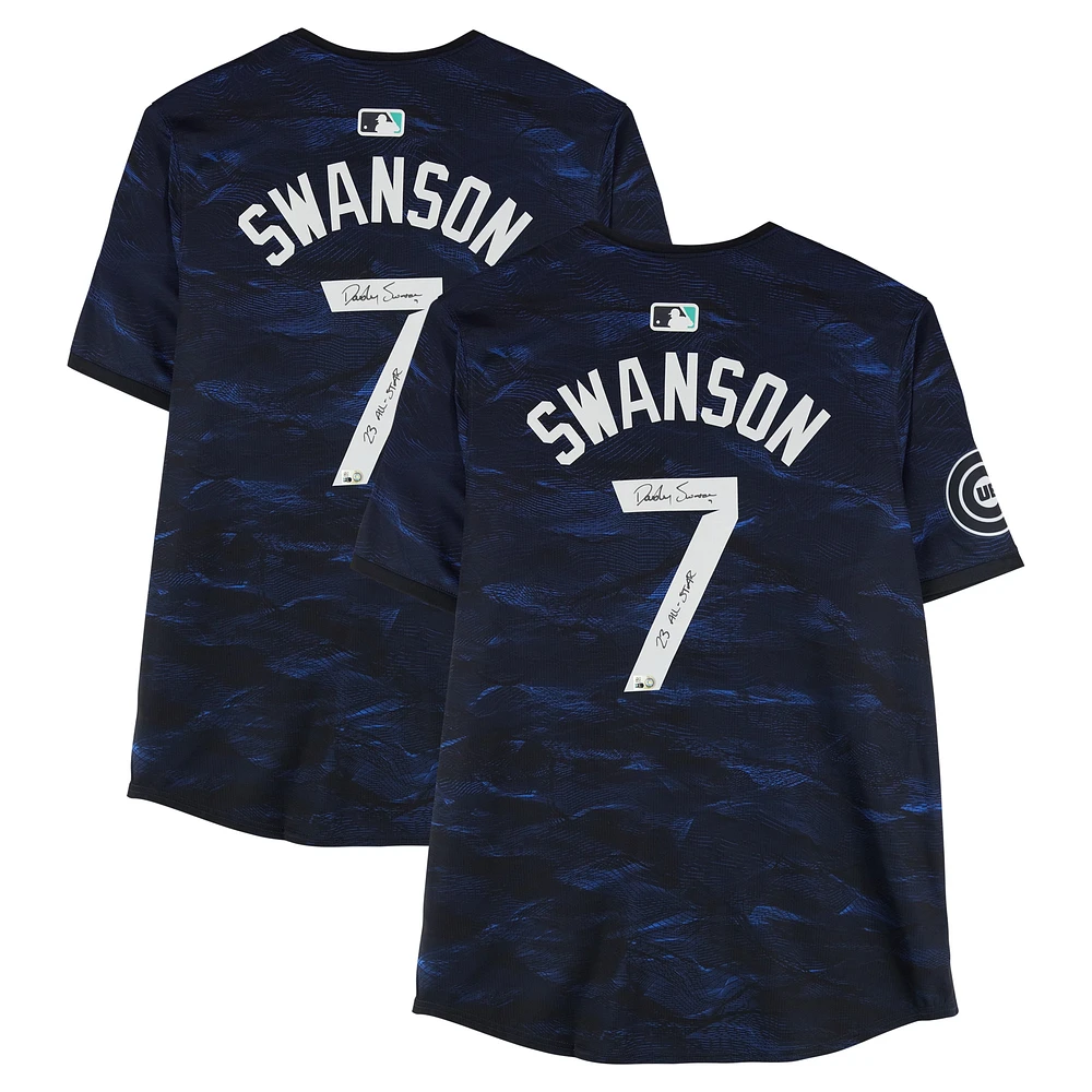 Dansby Swanson Chicago Cubs Autographed 2023 All-Star Game Jersey