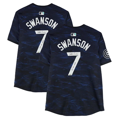 Dansby Swanson Chicago Cubs Autographed 2023 All-Star Game Jersey 