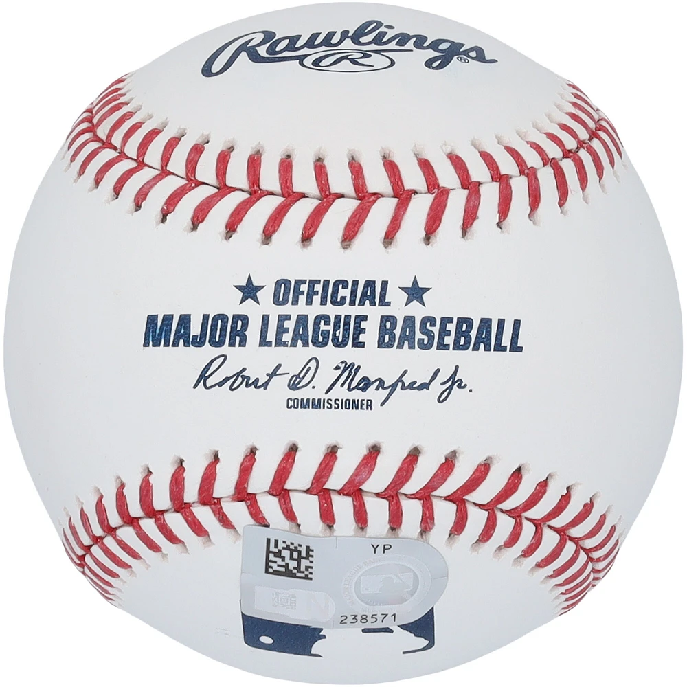 Dansby Swanson Chicago Cubs Autographed Baseball with "Go Cubs Go!" Inscription