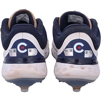 Dansby Swanson Chicago Cubs Autographed Game-Used White and Navy Nike Cleats from the 2023 MLB Season - RG13309602-03
