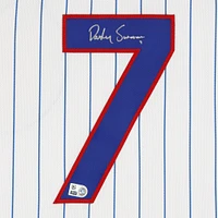 Dansby Swanson Chicago Cubs Autographed White Nike Authentic Jersey